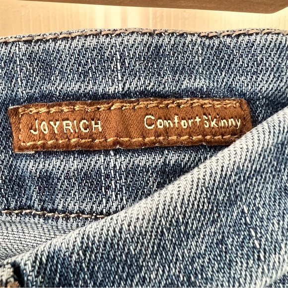 🌼 $5 Dear John Joyrich Comfort Skinny Midrise Jeans slightly distressed size 25 - Picture 5 of 11